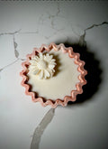 Handmade Jesmonite - Rose Marble | Organic Soy Candle | Daisy